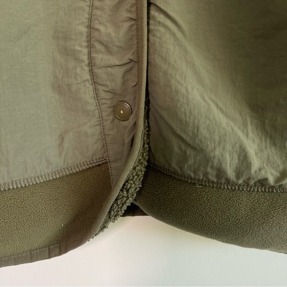 Te Verde green button down fleece jacket size large - Picture 3 of 7